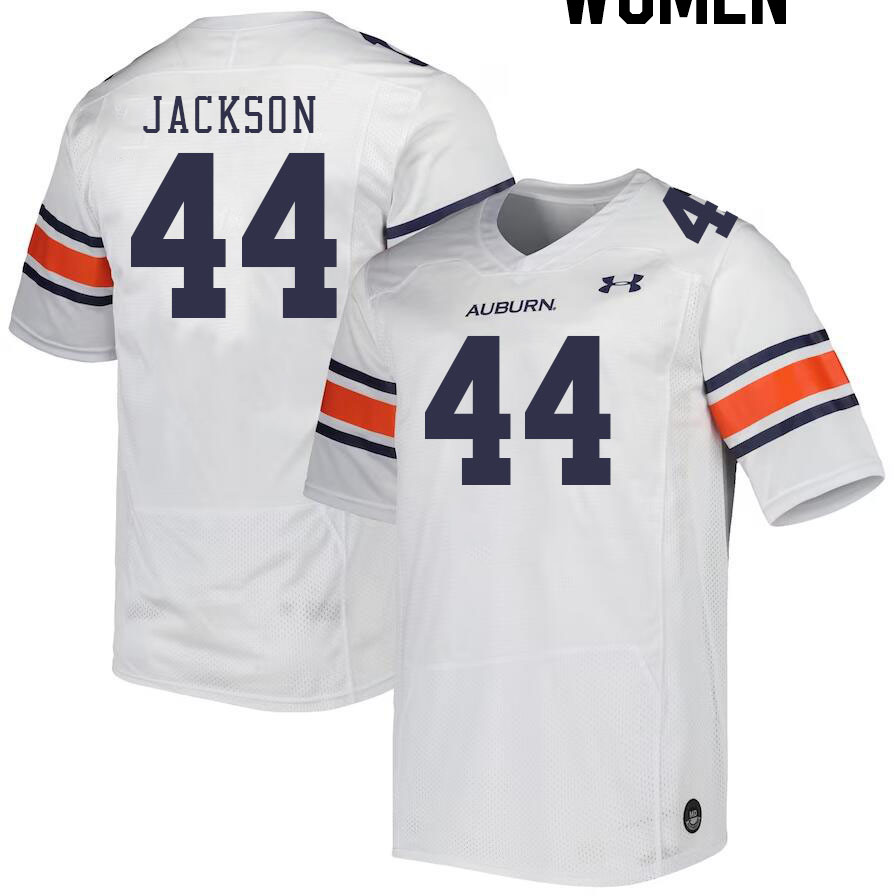 Women #44 Sean Jackson Auburn Tigers College Football Jerseys Stitched-White